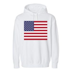 Flag of the United States USA American Garment-Dyed Fleece Hoodie