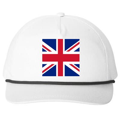 Flag of the United Kingdom of Great Britain Snapback Five-Panel Rope Hat