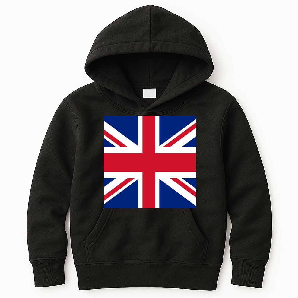 Flag of the United Kingdom of Great Britain Kids Hoodie