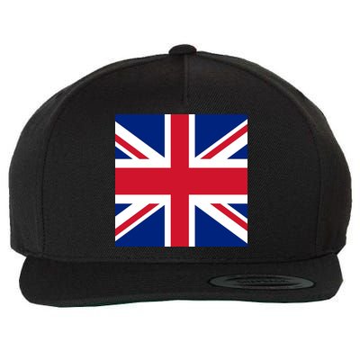 Flag of the United Kingdom of Great Britain Wool Snapback Cap