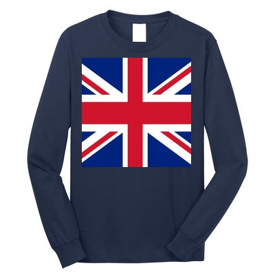 Flag of the United Kingdom of Great Britain Long Sleeve Shirt