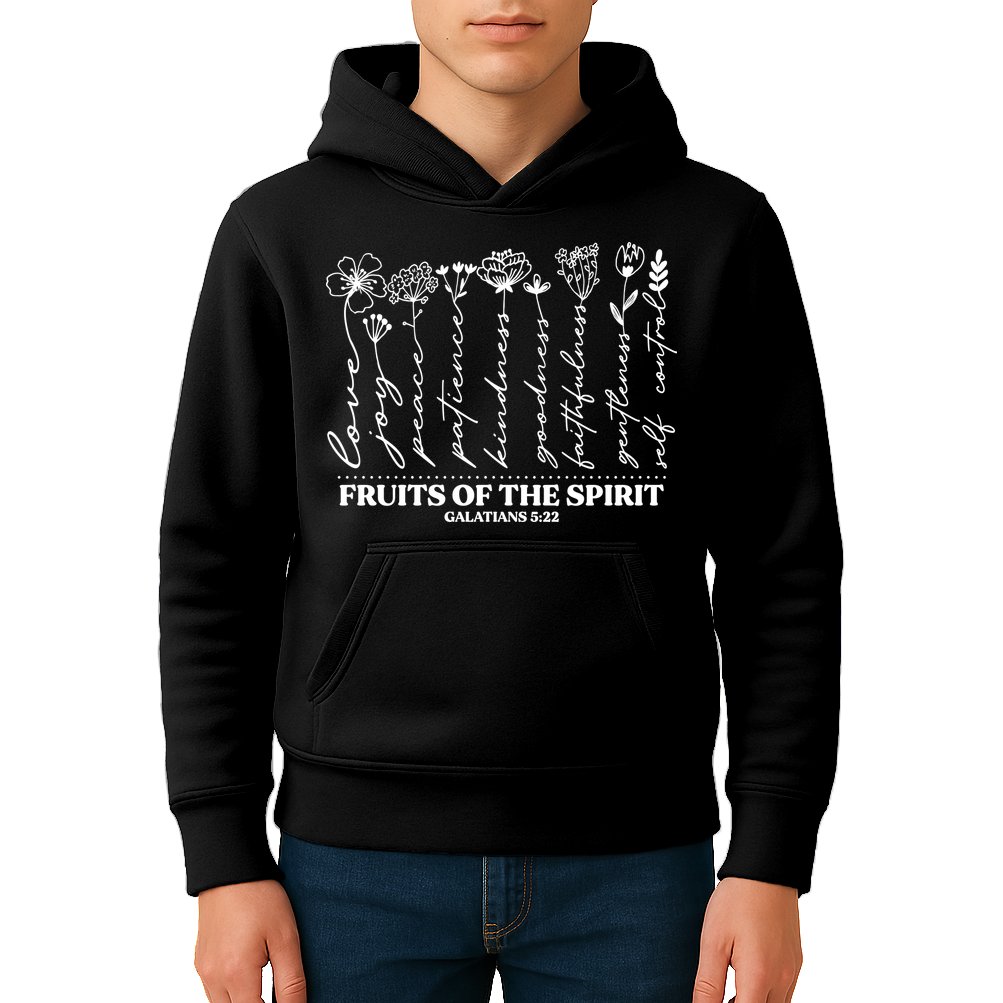 Fruits Of The Spirit Galatians 5:22 Kids Hoodie