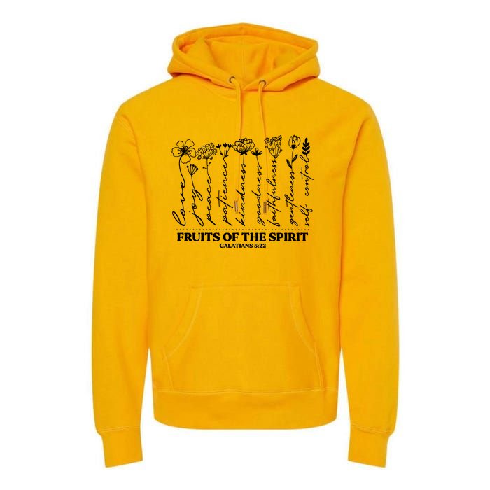 Fruits Of The Spirit Galatians 5:22 Premium Hoodie