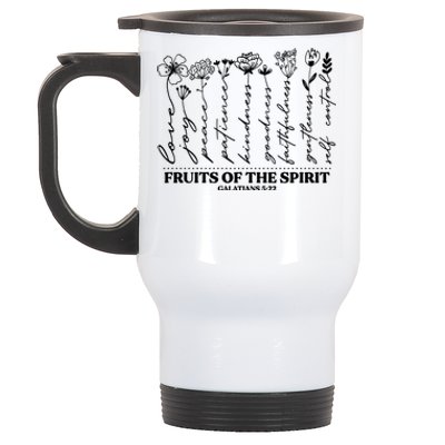 Fruits Of The Spirit Galatians 5:22 Stainless Steel Travel Mug