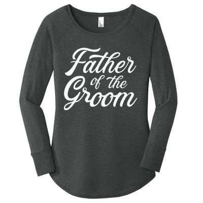 Father Of The Groom Dad Gift For Wedding Or Bachelor Party Women's Perfect Tri Tunic Long Sleeve Shirt