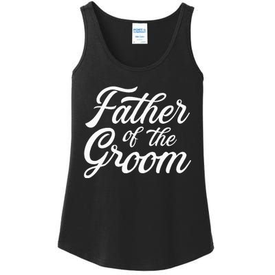 Father Of The Groom Dad Gift For Wedding Or Bachelor Party Ladies Essential Tank