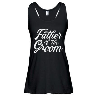 Father Of The Groom Dad Gift For Wedding Or Bachelor Party Ladies Essential Flowy Tank