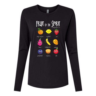 Fruit Of The Spirit Christian Faith Jesus God Lover Womens Cotton Relaxed Long Sleeve T-Shirt