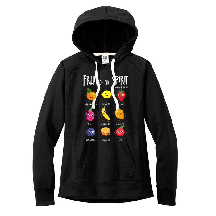 Fruit Of The Spirit Christian Faith Jesus God Lover Women's Fleece Hoodie