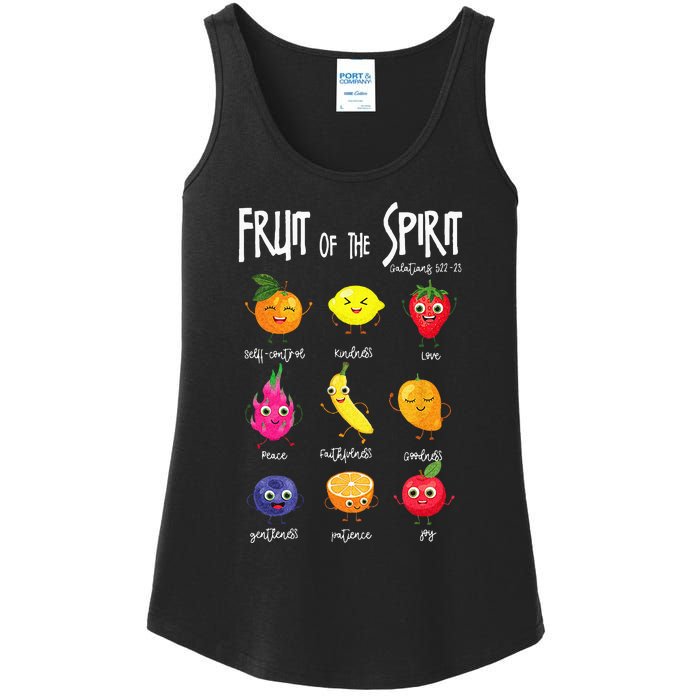 Fruit Of The Spirit Christian Faith Jesus God Lover Ladies Essential Tank