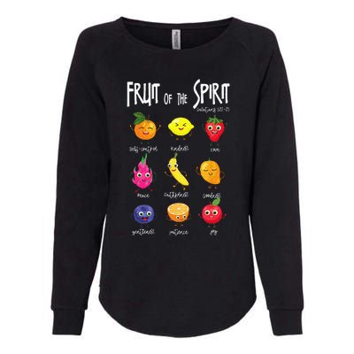 Fruit Of The Spirit Christian Faith Jesus God Lover Womens California Wash Sweatshirt