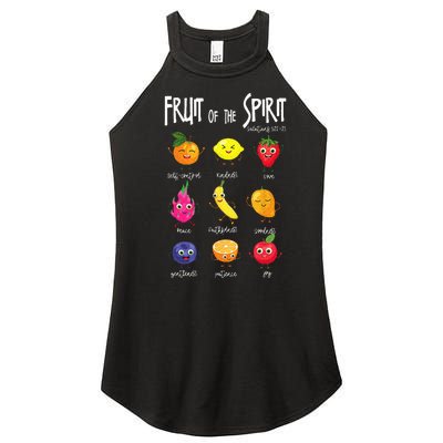 Fruit Of The Spirit Christian Faith Jesus God Lover Women's Perfect Tri Rocker Tank