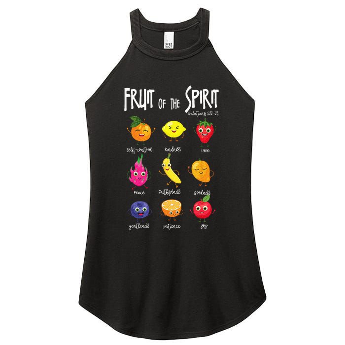 Fruit Of The Spirit Christian Faith Jesus God Lover Women's Perfect Tri Rocker Tank