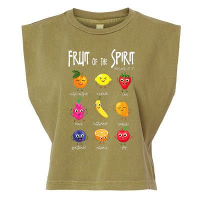 Fruit Of The Spirit Christian Faith Jesus God Lover Garment-Dyed Women's Muscle Tee