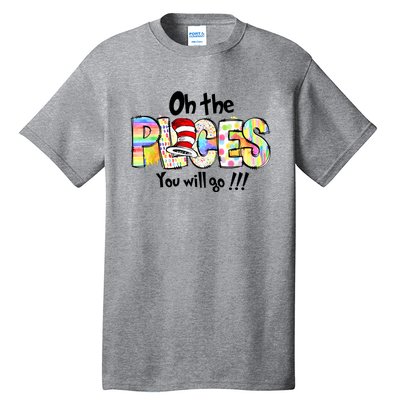 Funny Oh The Places Youll Go When You Read Tall T-Shirt