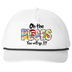 Funny Oh The Places Youll Go When You Read Snapback Five-Panel Rope Hat