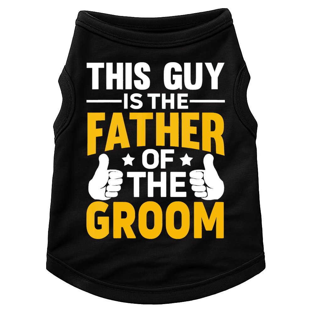 Father Of The Groom Bachelor Party Wedding For Dad Doggie Tank