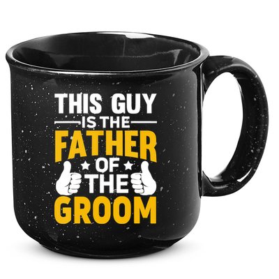 Father Of The Groom Bachelor Party Wedding For Dad 15oz Campfire Ceramic Mug