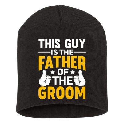 Father Of The Groom Bachelor Party Wedding For Dad Short Acrylic Beanie