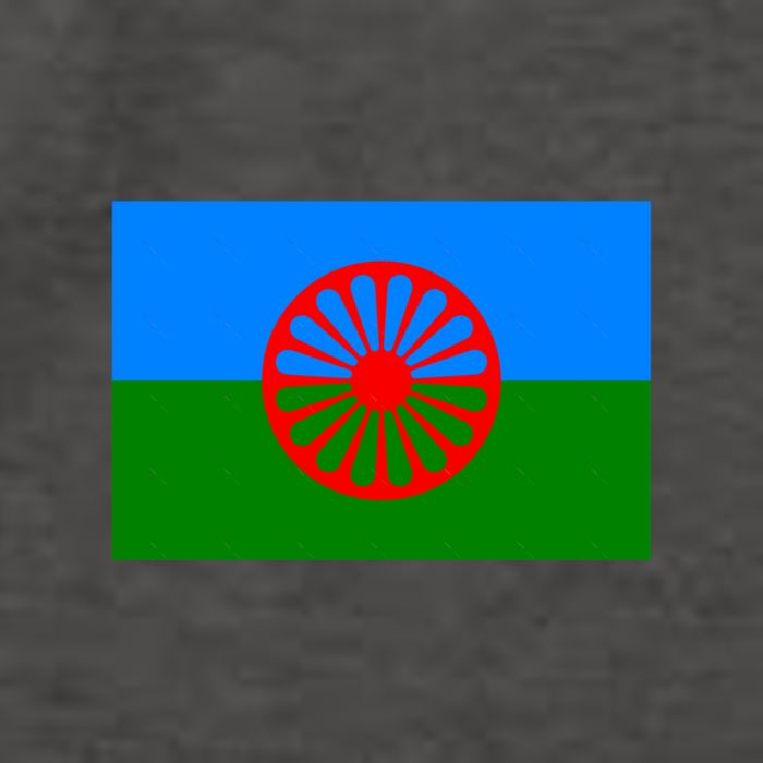 Flag Of The Romani People Vector Backpack