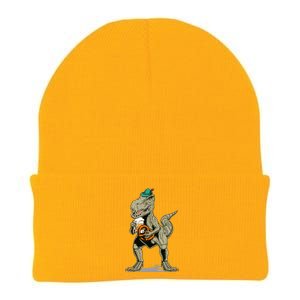 Funny Oktoberfest Tyrannosaurus Rex T Rex Dinosaur Knit Cap Winter Beanie