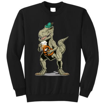 Funny Oktoberfest Tyrannosaurus Rex T Rex Dinosaur Sweatshirt