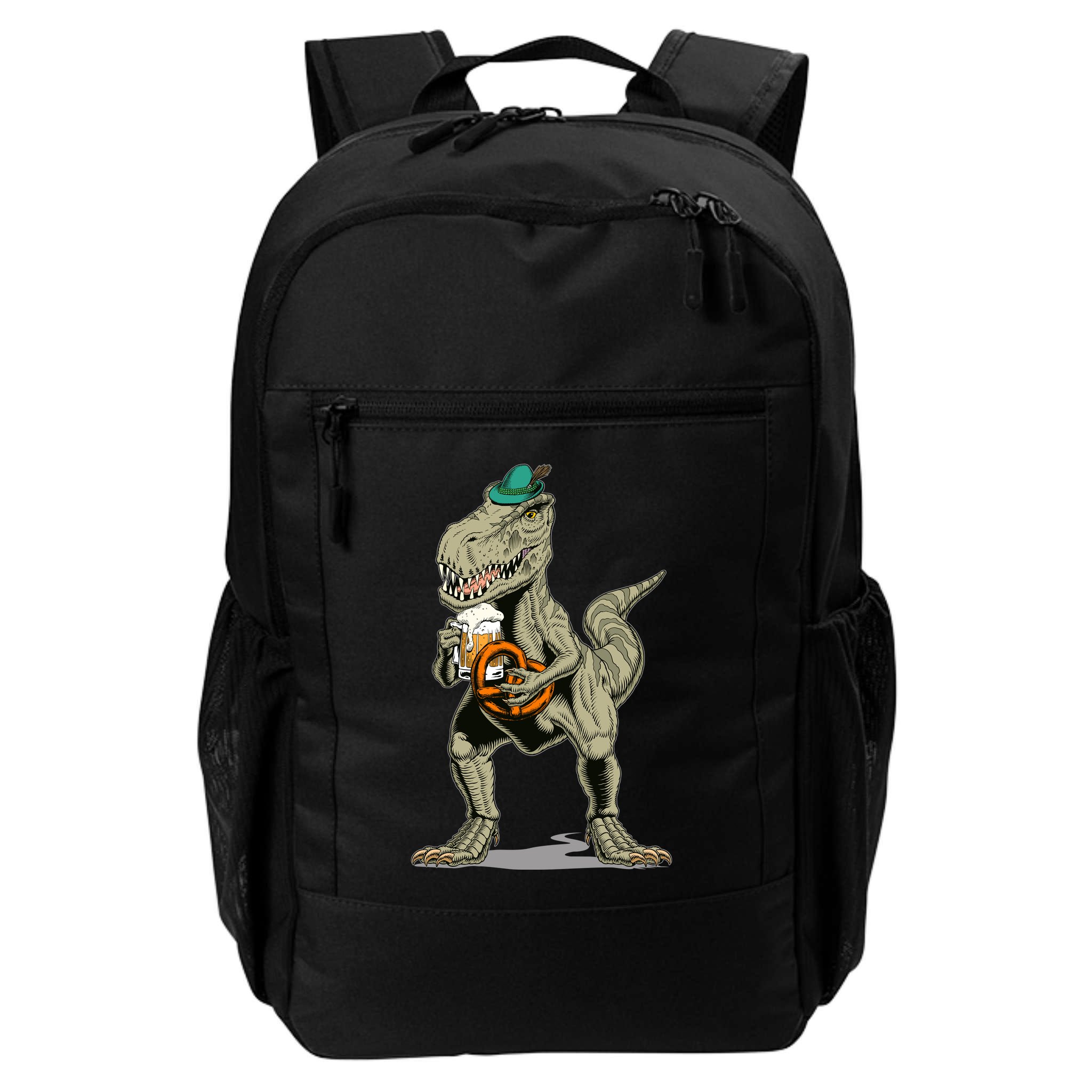 Funny Oktoberfest Tyrannosaurus Rex T Rex Dinosaur Backpack
