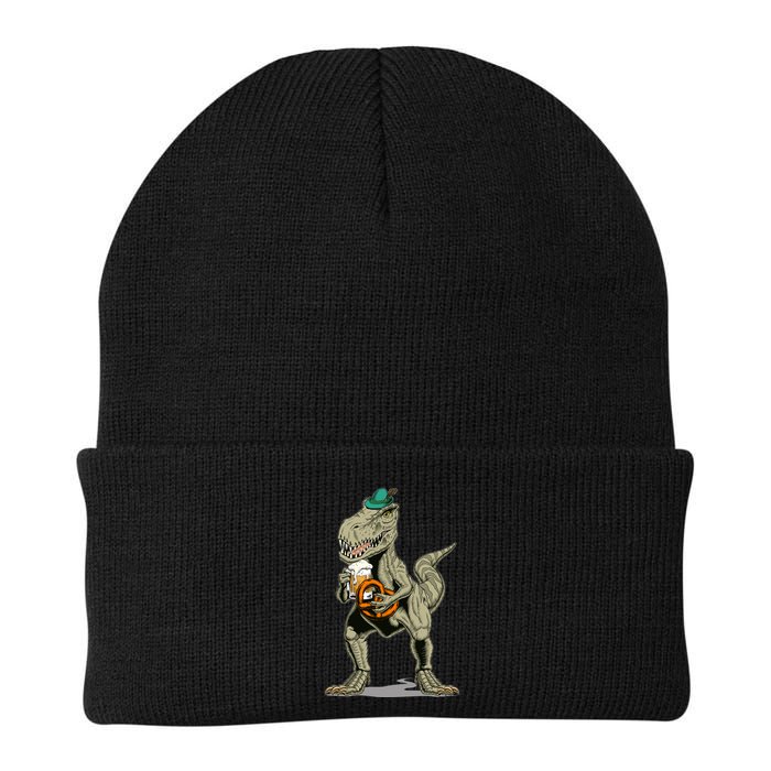 Funny Oktoberfest Tyrannosaurus Rex T Rex Dinosaur Beanie