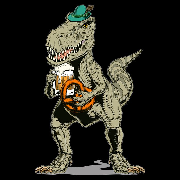 Funny Oktoberfest Tyrannosaurus Rex T Rex Dinosaur Mesh Reversible Basketball Jersey Tank