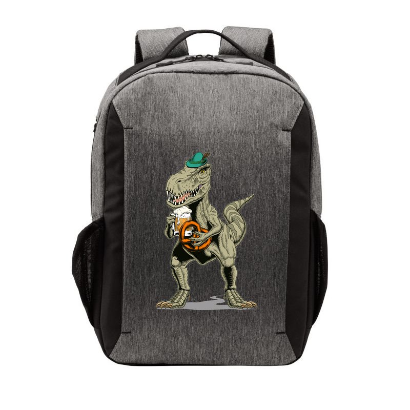 Funny Oktoberfest Tyrannosaurus Rex T Rex Dinosaur Vector Backpack