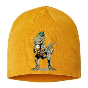 Funny Oktoberfest Tyrannosaurus Rex T Rex Dinosaur Sustainable Beanie