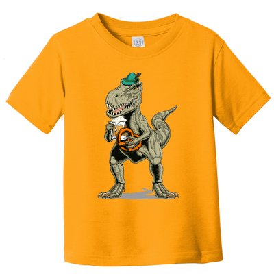 Funny Oktoberfest Tyrannosaurus Rex T Rex Dinosaur Toddler T-Shirt