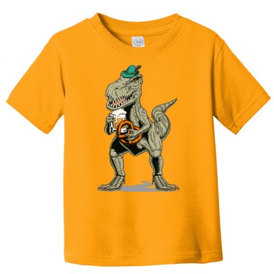 Funny Oktoberfest Tyrannosaurus Rex T Rex Dinosaur Toddler T-Shirt