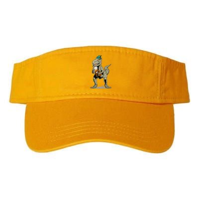 Funny Oktoberfest Tyrannosaurus Rex T Rex Dinosaur Valucap Bio-Washed Visor