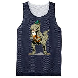 Funny Oktoberfest Tyrannosaurus Rex T Rex Dinosaur Mesh Reversible Basketball Jersey Tank