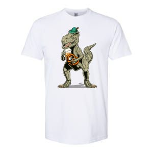 Funny Oktoberfest Tyrannosaurus Rex T Rex Dinosaur Softstyle CVC T-Shirt