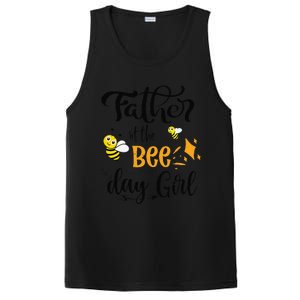 Father Of The Bee Day Birthday Party Matching Family PosiCharge Competitor Tank