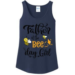 Father Of The Bee Day Birthday Party Matching Family Ladies Essential Tank