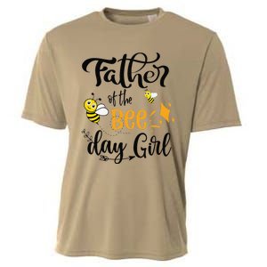 Father Of The Bee Day Birthday Party Matching Family Cooling Performance Crew T-Shirt