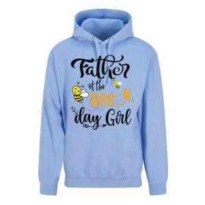 Father Of The Bee Day Birthday Party Matching Family Unisex Surf Hoodie