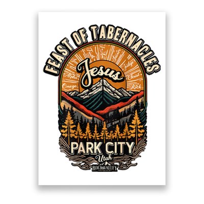 Feast Of Tabernacles Park City Utah Rock Valley Christian Poster