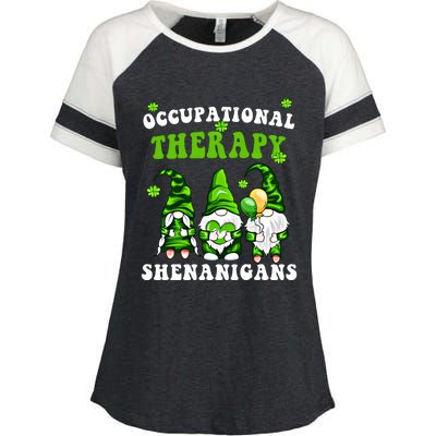 Funny Occupational Therapy Love Shenanigans With My Gnomies Gift Enza Ladies Jersey Colorblock Tee