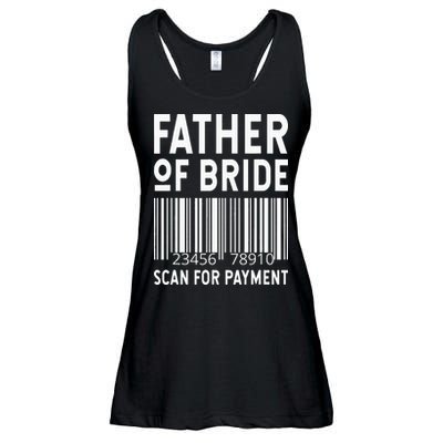 Father Of The Bride Scan For Wedding Marriage Bride Dad Ladies Essential Flowy Tank