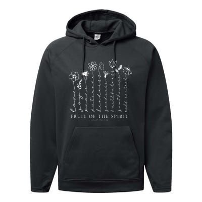 Fruit Of The Spirit Floral Performance Fleece Hoodie