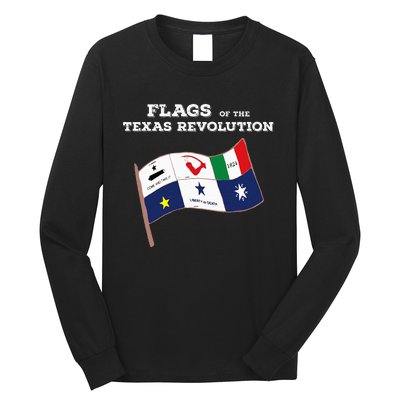 Flags Of The Texas Revolution History Long Sleeve Shirt