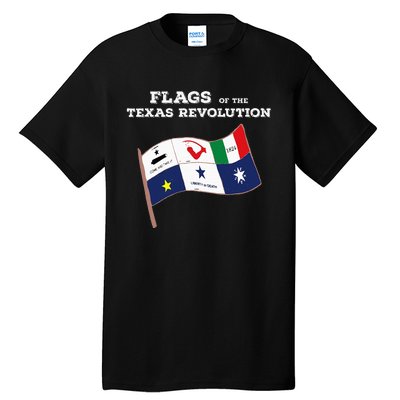 Flags Of The Texas Revolution History Tall T-Shirt