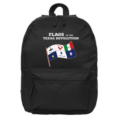 Flags Of The Texas Revolution History 16 in Basic Backpack