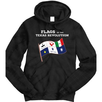 Flags Of The Texas Revolution History Tie Dye Hoodie