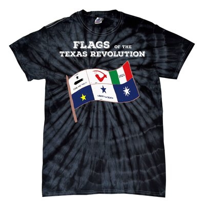 Flags Of The Texas Revolution History Tie-Dye T-Shirt