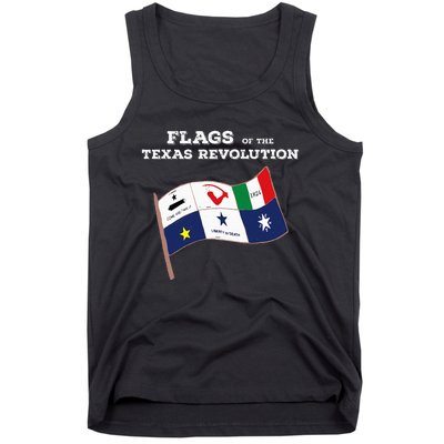 Flags Of The Texas Revolution History Tank Top